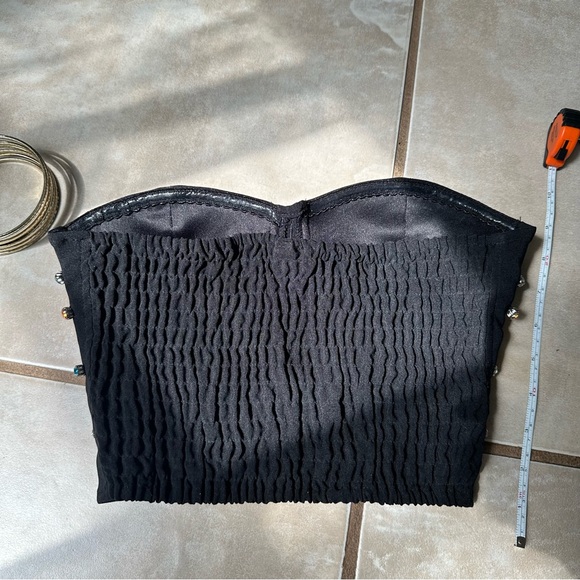 NWT Rhinestone Tube Top - Picture 4 of 5